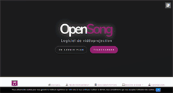 Desktop Screenshot of opensong.fr