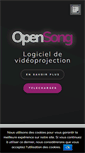 Mobile Screenshot of opensong.fr