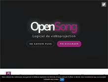 Tablet Screenshot of opensong.fr